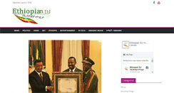 Desktop Screenshot of ethiopiandj.com