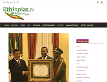 Tablet Screenshot of ethiopiandj.com